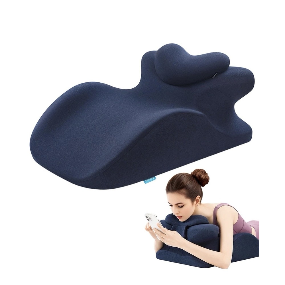 Moonyooy Memory Foam Ergonomic Wedge Pillow For Sleeping - Bed Support